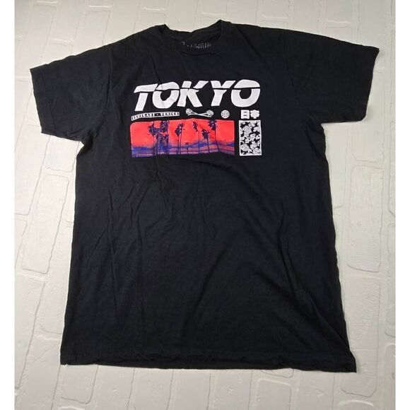 Bowery Supply Co. Tokyo Graphic Black Tee Large - Picture 1 of 1